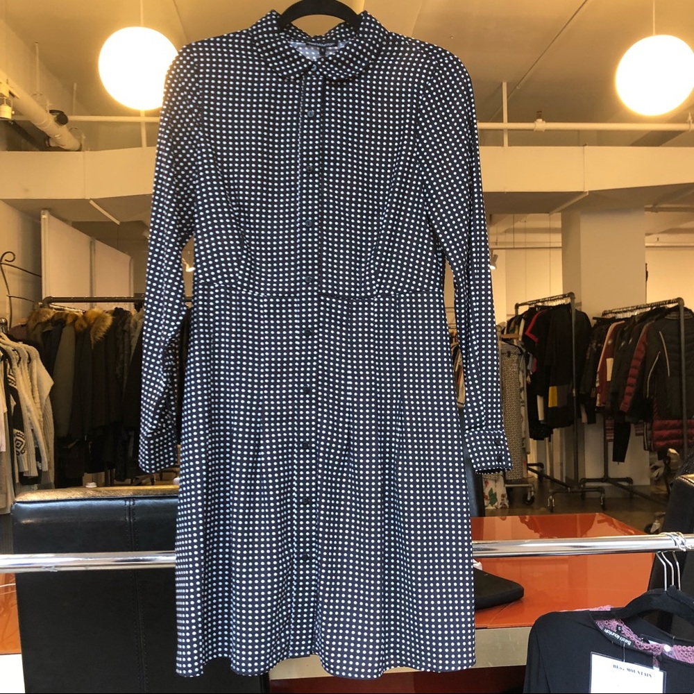 Modest polka dot dress